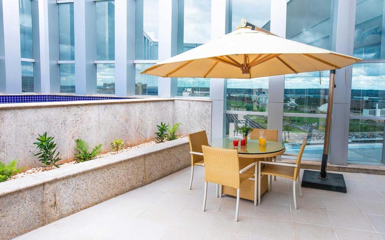 V1005 Flat 10º Andar Com Vista Para Esplanada Бразилиа Экстерьер фото